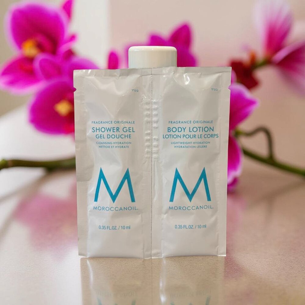Moroccanoil Fragrance Original Shower Gel & Body Lotion 0.35 oz Sample Size